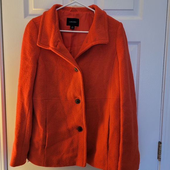 Lands end orange coat Clearance